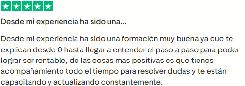 Reseña de Trustpilot 9